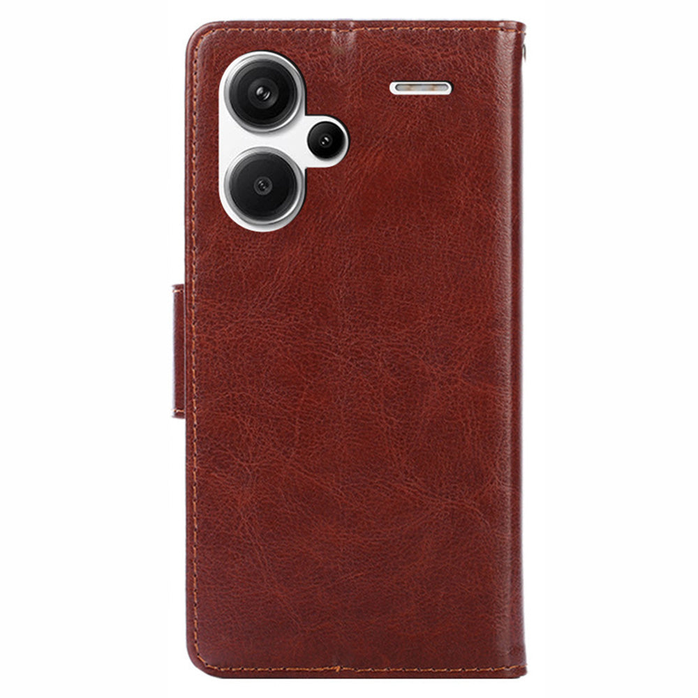 For Xiaomi Redmi Note 13 Pro+ 5G Case PU Leather Shockproof Phone Cover