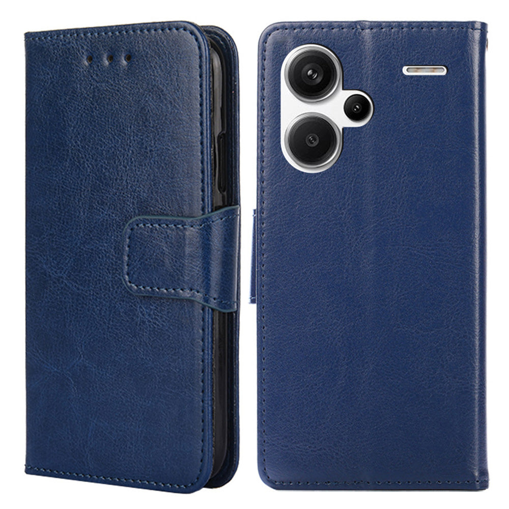 For Xiaomi Redmi Note 13 Pro+ 5G Case PU Leather Shockproof Phone Cover