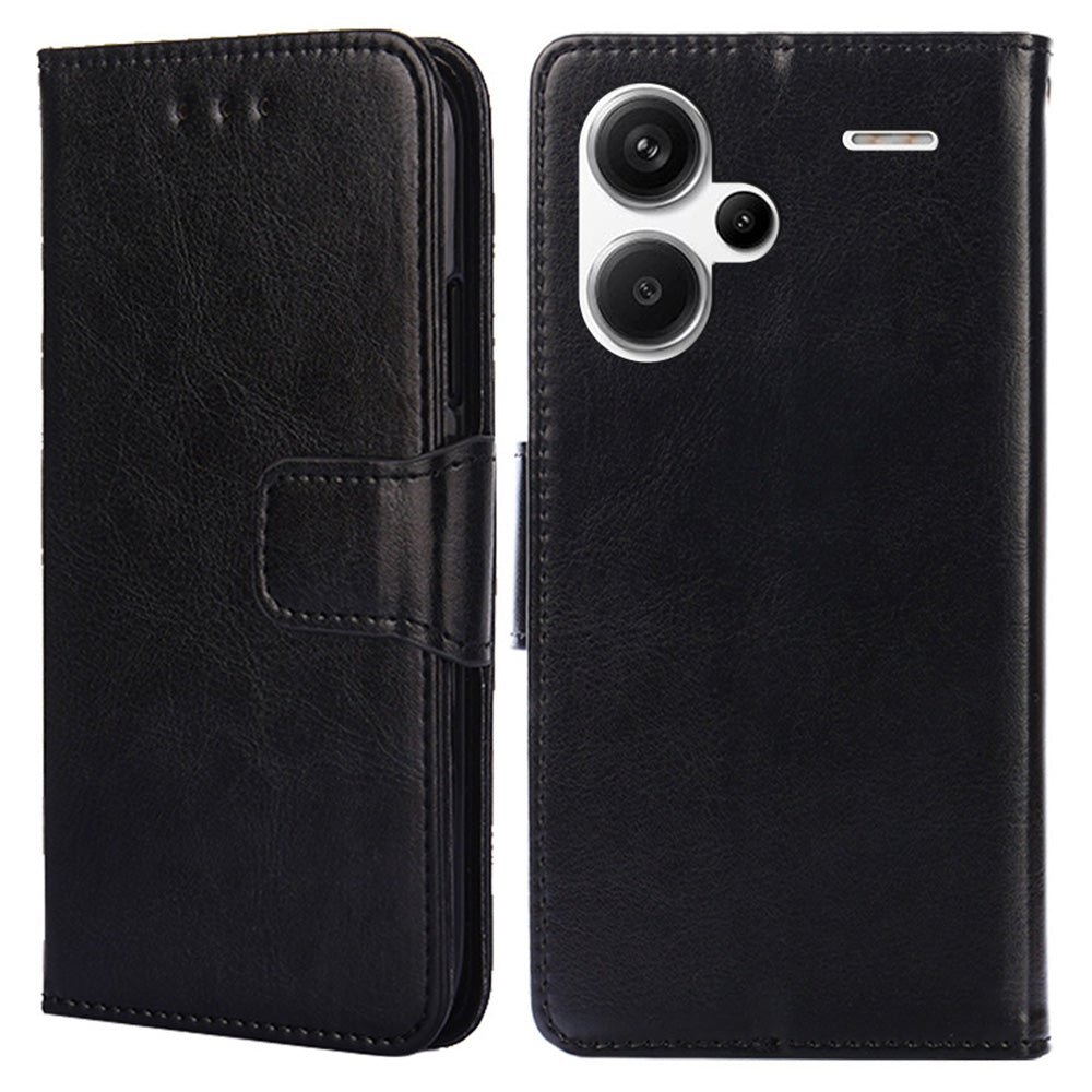 For Xiaomi Redmi Note 13 Pro+ 5G Case PU Leather Shockproof Phone Cover