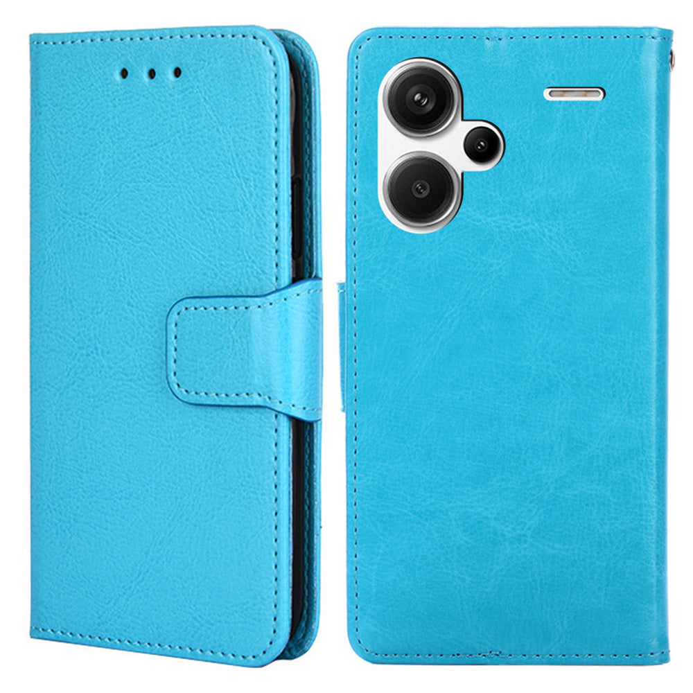 For Xiaomi Redmi Note 13 Pro+ 5G Case PU Leather Shockproof Phone Cover