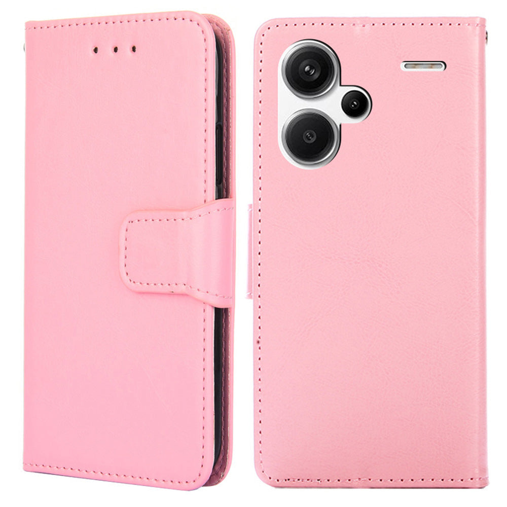 For Xiaomi Redmi Note 13 Pro+ 5G Case PU Leather Shockproof Phone Cover