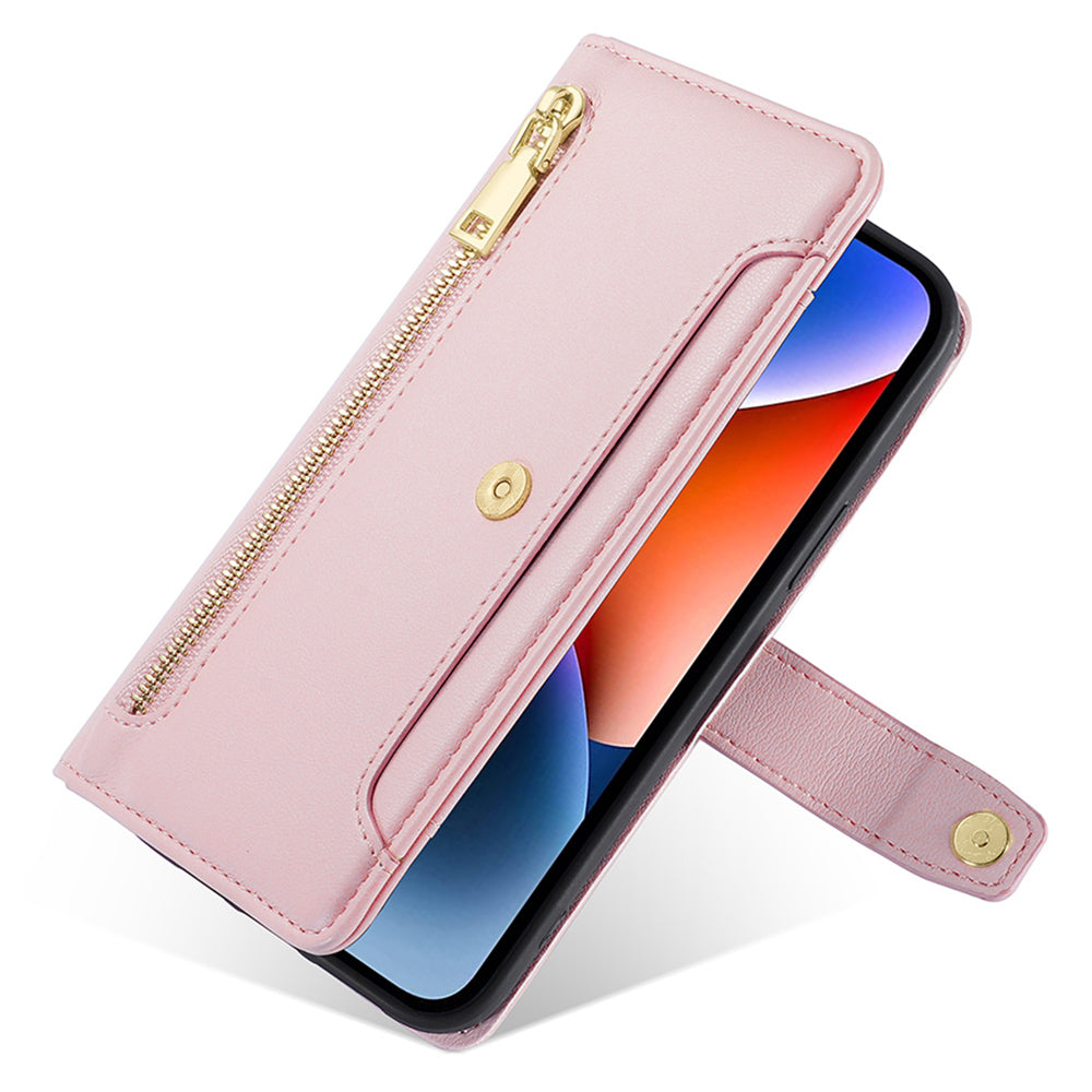 For Huawei nova 12 5G Phone Case Magnetic Leather Stand Cover Drop Protection Cover with 2 Straps