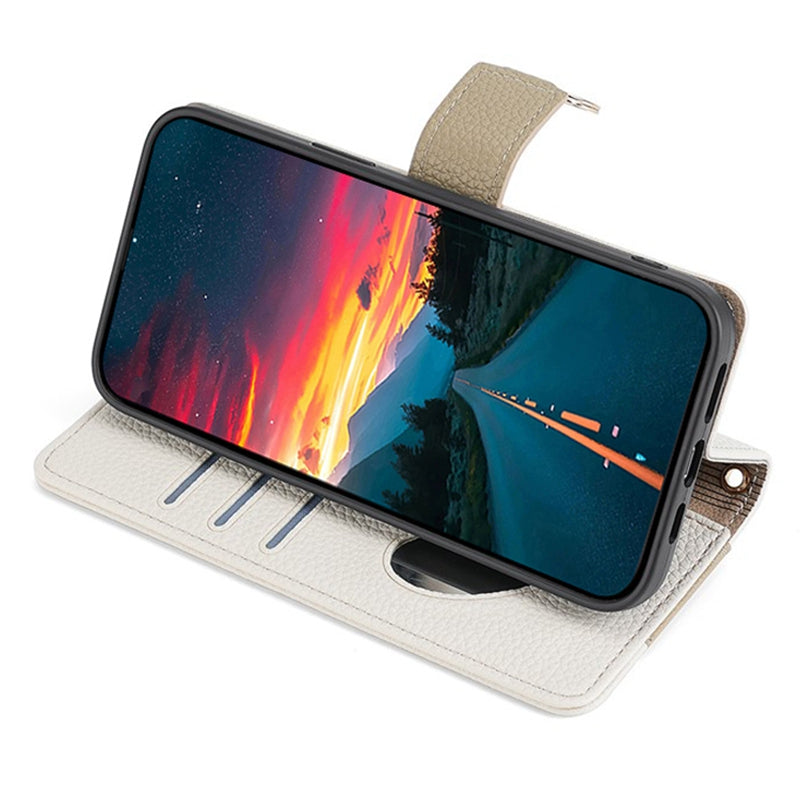 For Oppo Find X7 5G Cell Phone Case Zipper Pocket Crossbody Cover with Makeup Mirror