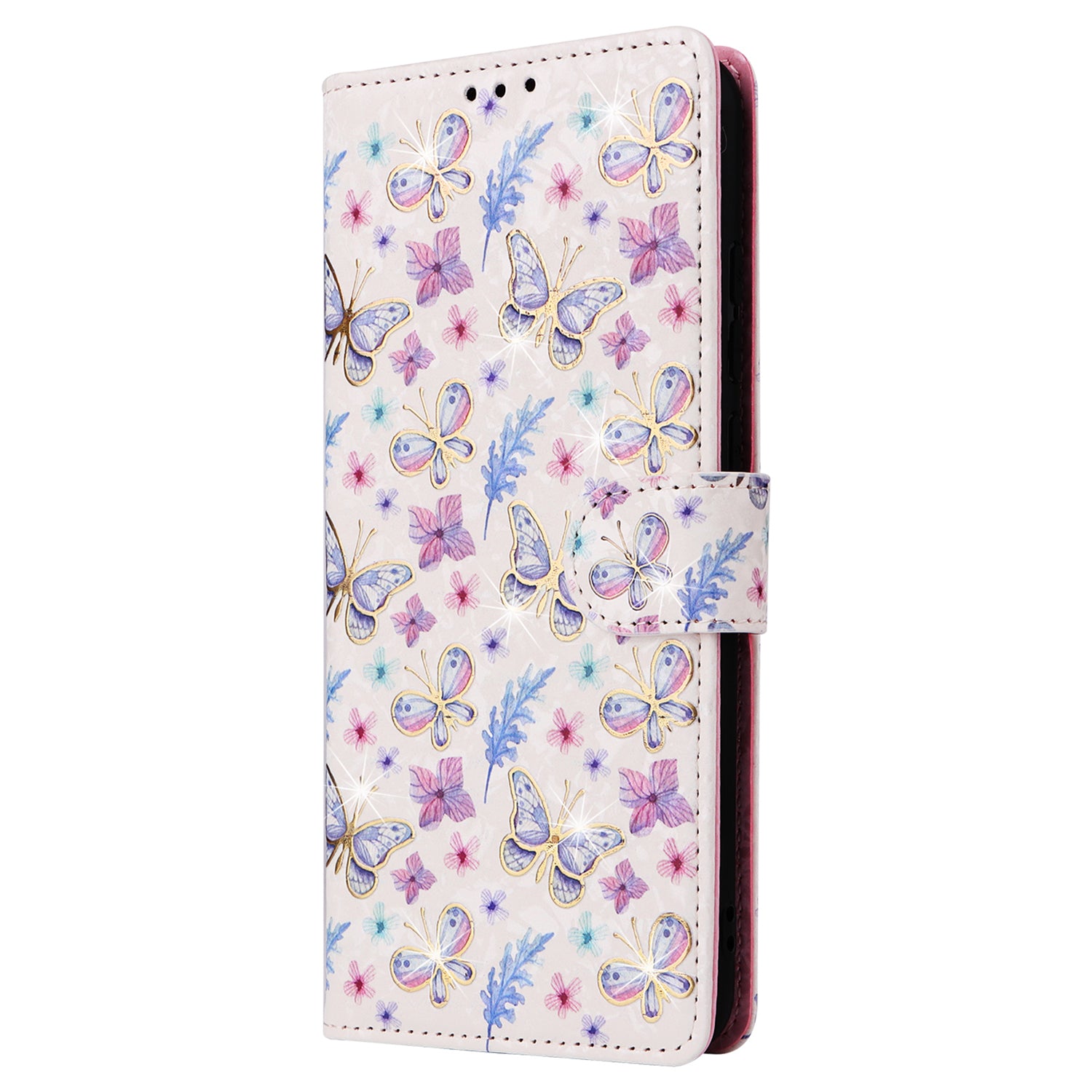 For Samsung Galaxy A05 4G Case RFID Blocking Lacquered Design Leather Flip Phone Cover