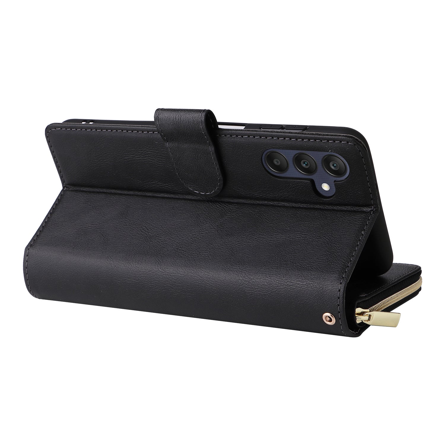 For Samsung Galaxy A25 5G (Global) (161.0 x 76.5 x 8.3mm) Case Card Slots Zipper Wallet Leather Phone Cover
