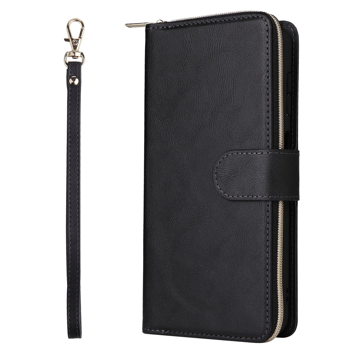 For Samsung Galaxy A25 5G (Global) (161.0 x 76.5 x 8.3mm) Case Card Slots Zipper Wallet Leather Phone Cover