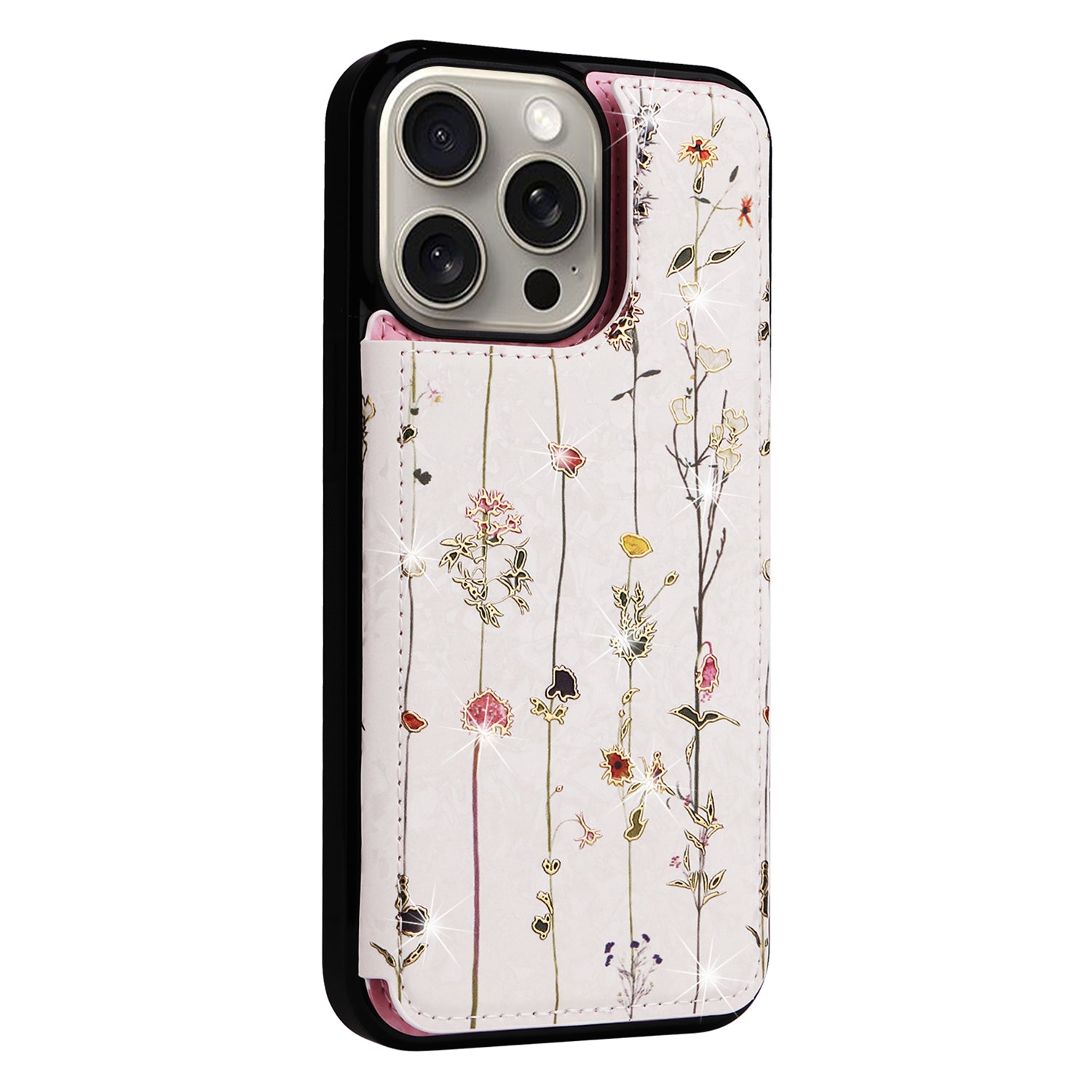 For iPhone 15 Pro Max Shockproof Case Drop-Proof Kickstand Phone Shell