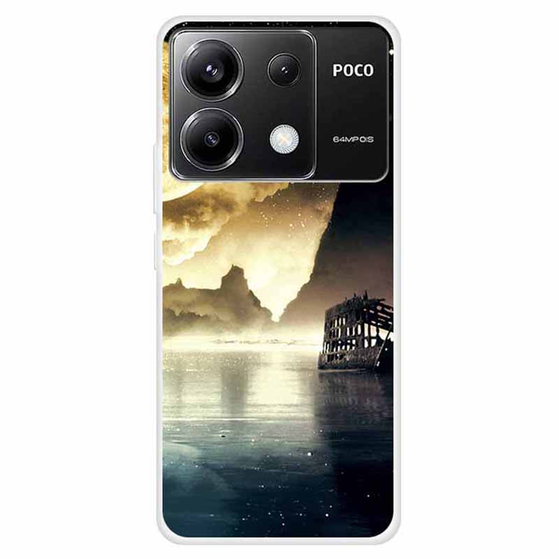 For Xiaomi Redmi Note 13 Pro 5G / Poco X6 5G TPU Phone Case Pattern Printing Back Cover