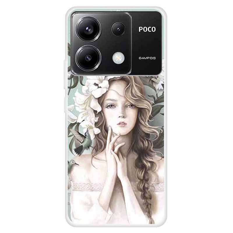 For Xiaomi Redmi Note 13 Pro 5G / Poco X6 5G TPU Phone Case Pattern Printing Back Cover
