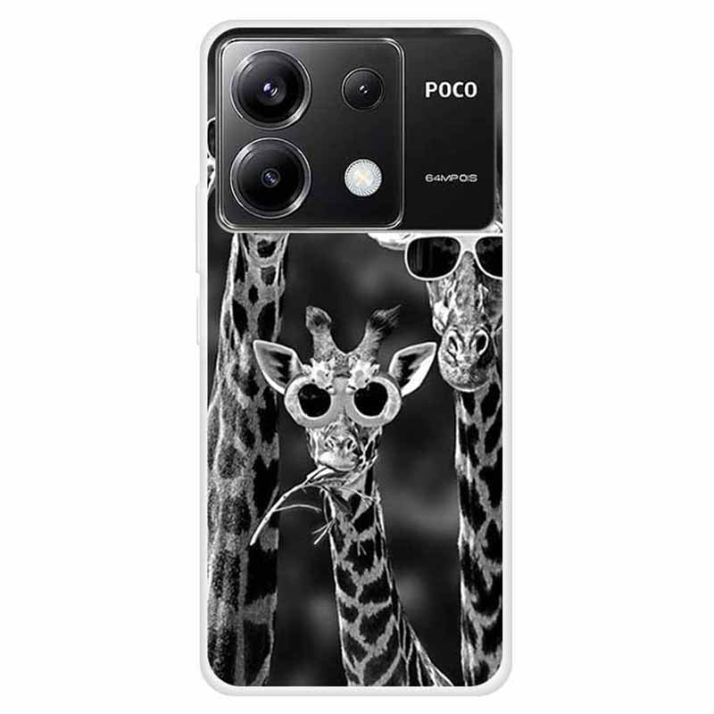 For Xiaomi Redmi Note 13 Pro 5G / Poco X6 5G TPU Phone Case Pattern Printing Back Cover