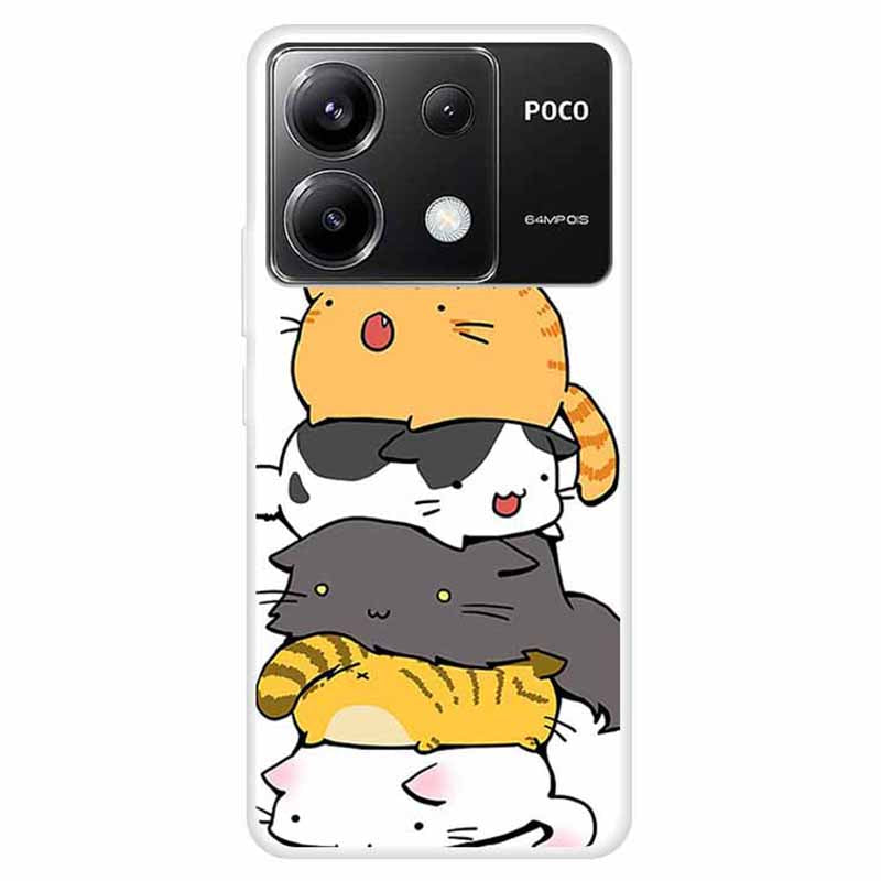 For Xiaomi Redmi Note 13 Pro 5G / Poco X6 5G TPU Phone Case Pattern Printing Back Cover