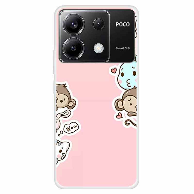For Xiaomi Redmi Note 13 Pro 5G / Poco X6 5G TPU Phone Case Pattern Printing Back Cover