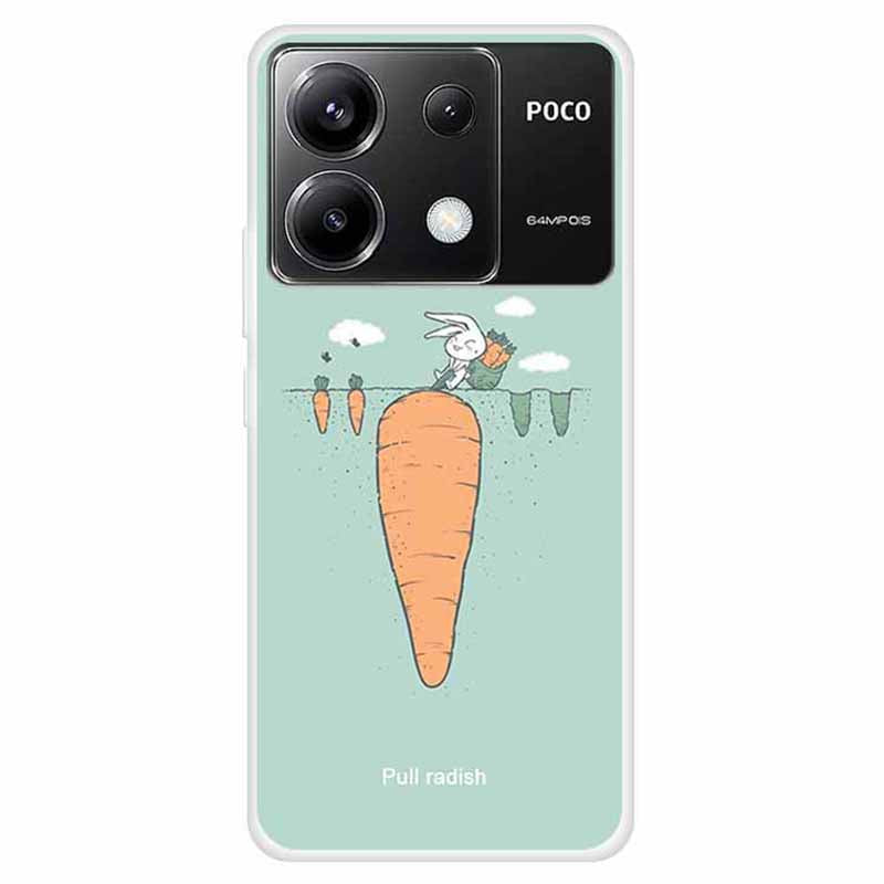 For Xiaomi Redmi Note 13 Pro 5G / Poco X6 5G TPU Phone Case Pattern Printing Back Cover