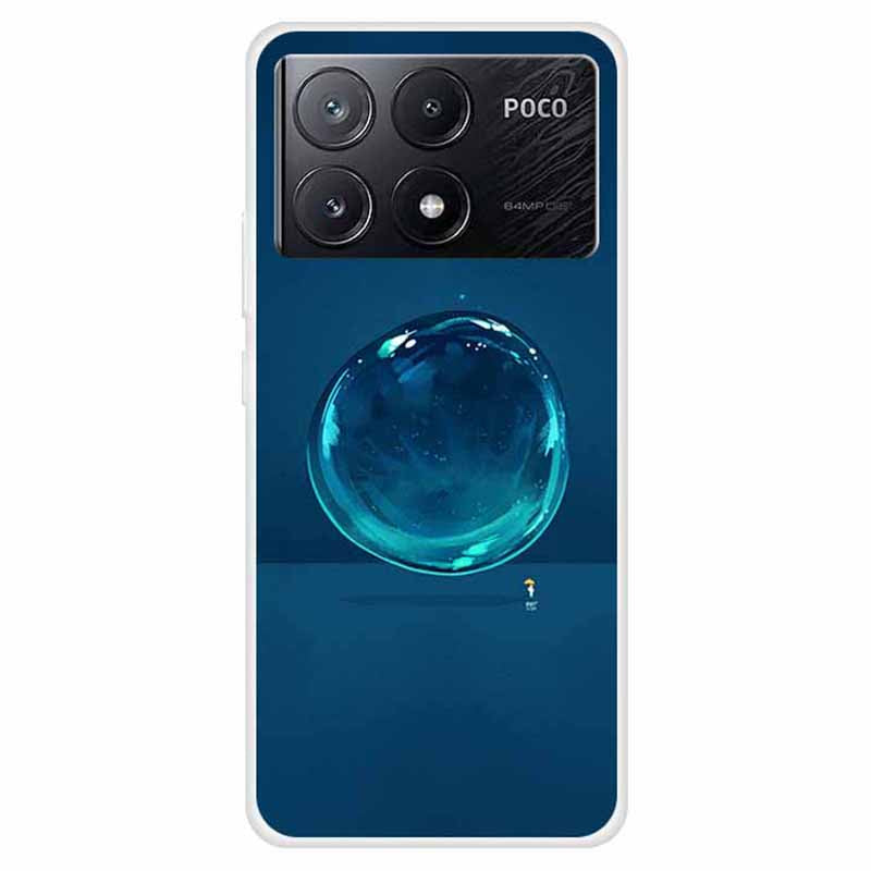 For Xiaomi Poco X6 Pro 5G / Redmi K70E 5G Case Pattern Print Slim TPU Phone Cover