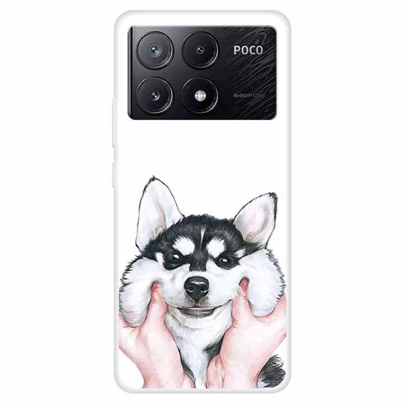For Xiaomi Poco X6 Pro 5G / Redmi K70E 5G Case Pattern Print Slim TPU Phone Cover