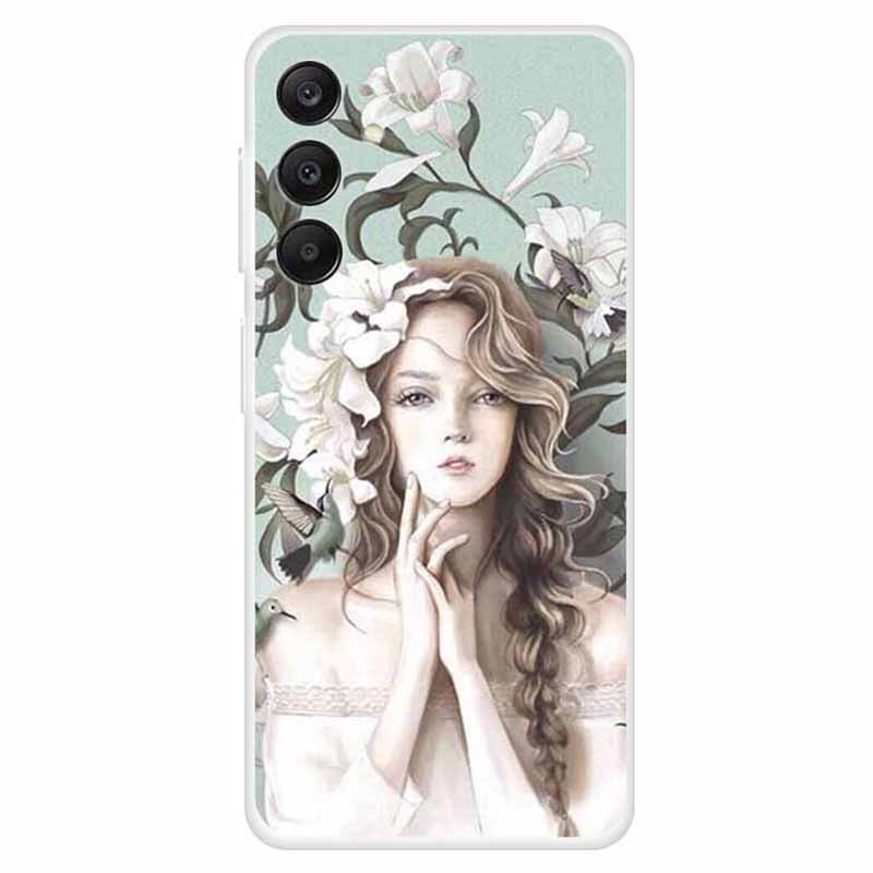 For Samsung Galaxy A25 5G (Global) (161.0 x 76.5 x 8.3mm) Case TPU Phone Cover Pattern Print