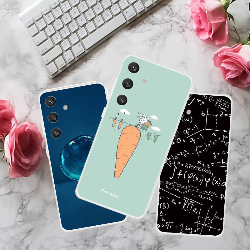 For Samsung Galaxy S24+ Case Pattern Printing Mobile Phone TPU Cover