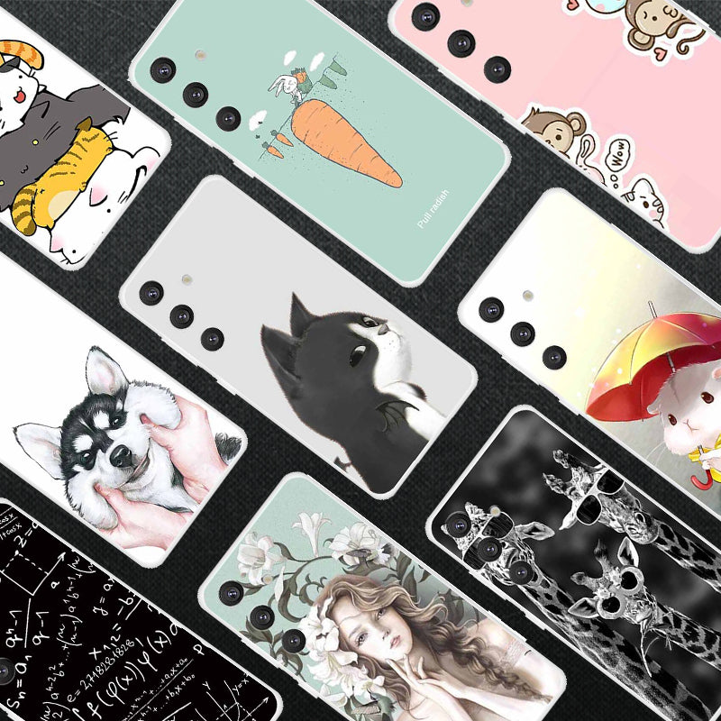 For Samsung Galaxy S24+ Case Pattern Printing Mobile Phone TPU Cover