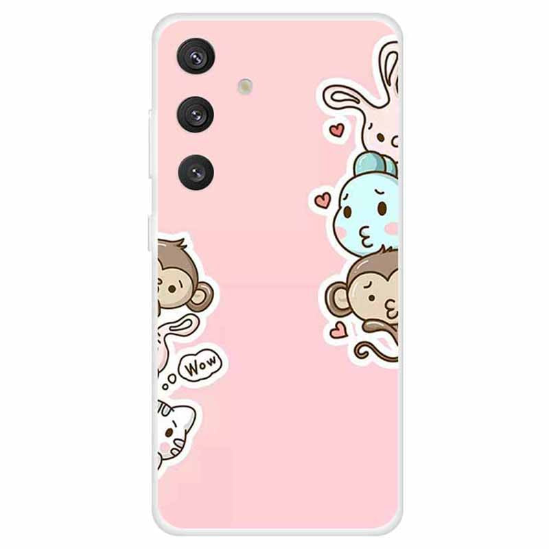 For Samsung Galaxy S24+ Case Pattern Printing Mobile Phone TPU Cover