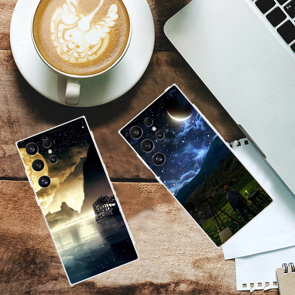 For Samsung Galaxy S24 Ultra Case Pattern Printing TPU Phone Back Cover