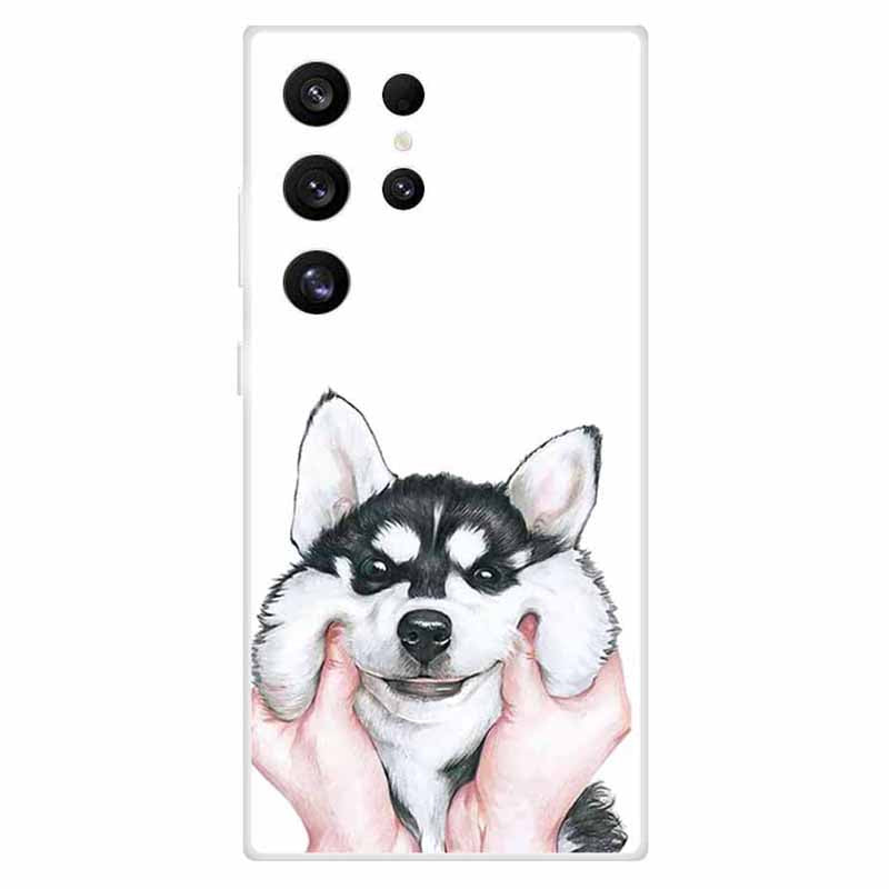 For Samsung Galaxy S24 Ultra Case Pattern Printing TPU Phone Back Cover