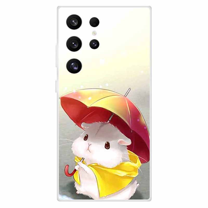 For Samsung Galaxy S24 Ultra Case Pattern Printing TPU Phone Back Cover