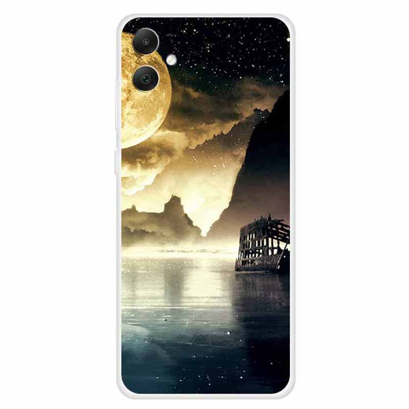 For Samsung Galaxy A05 4G Phone Case Soft TPU Back Cover Pattern Printing