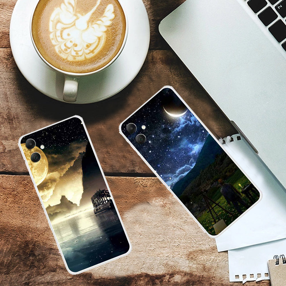 For Samsung Galaxy A05 4G Phone Case Soft TPU Back Cover Pattern Printing