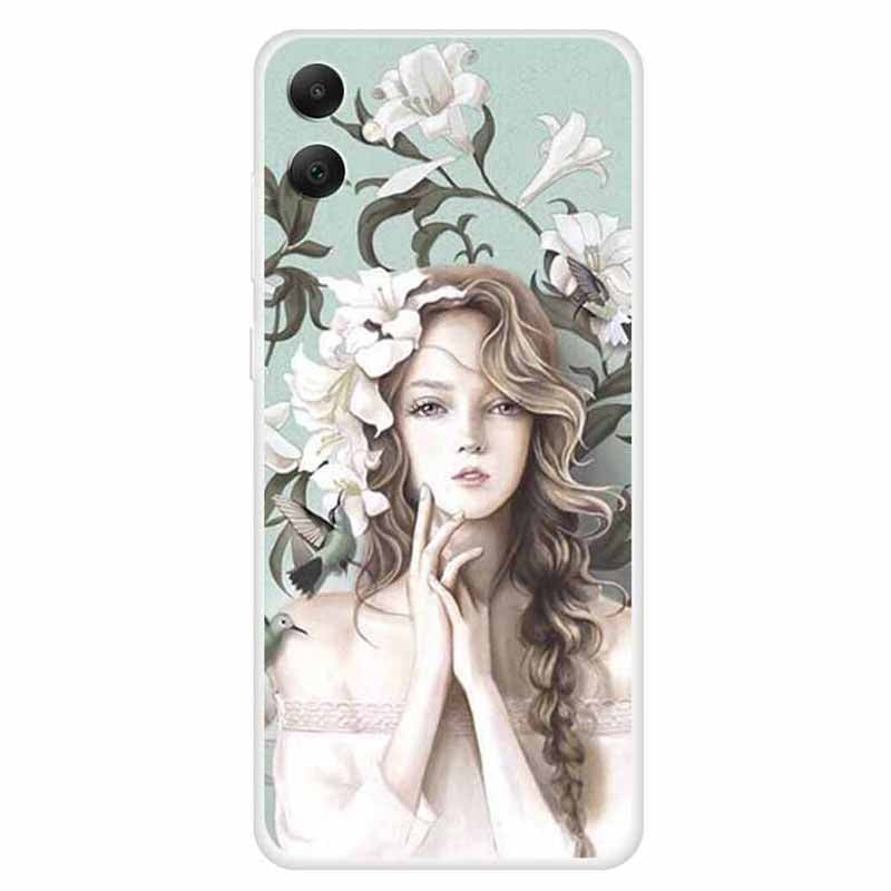 For Samsung Galaxy A05 4G Phone Case Soft TPU Back Cover Pattern Printing