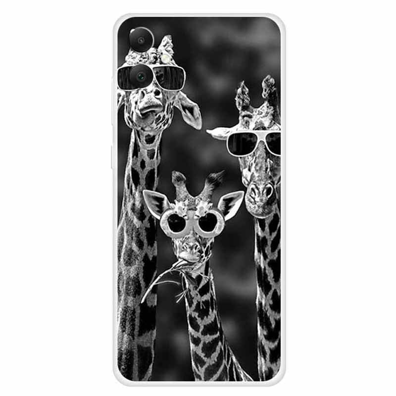 For Samsung Galaxy A05 4G Phone Case Soft TPU Back Cover Pattern Printing