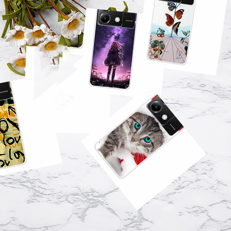 For Xiaomi Redmi Note 13 Pro 5G / Poco X6 5G Slim Case Shockproof TPU Pattern Phone Cover