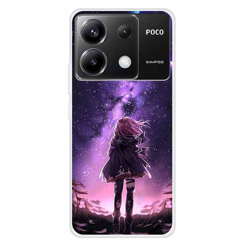 For Xiaomi Redmi Note 13 Pro 5G / Poco X6 5G Slim Case Shockproof TPU Pattern Phone Cover