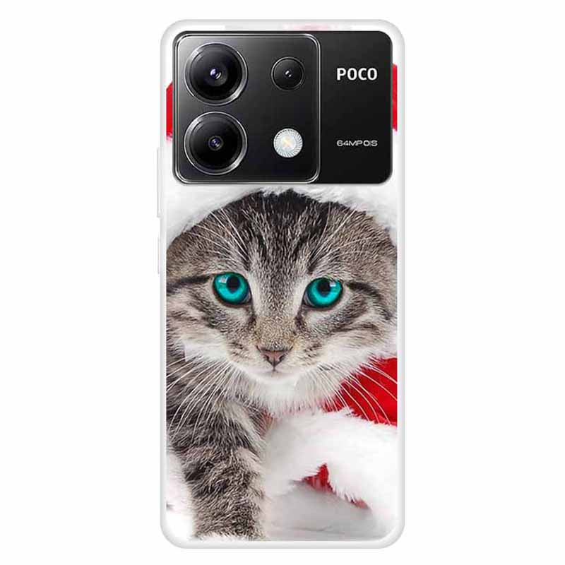 For Xiaomi Redmi Note 13 Pro 5G / Poco X6 5G Slim Case Shockproof TPU Pattern Phone Cover