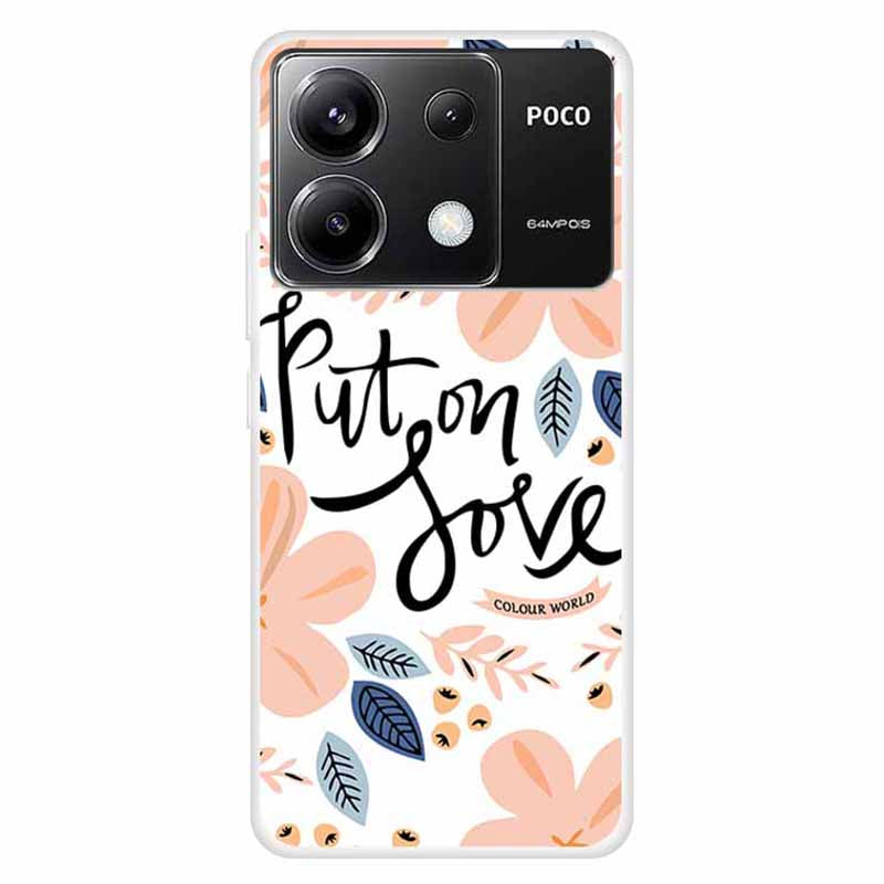 For Xiaomi Redmi Note 13 Pro 5G / Poco X6 5G Slim Case Shockproof TPU Pattern Phone Cover