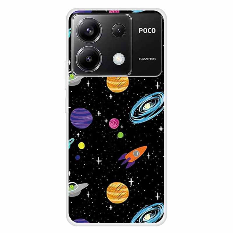 For Xiaomi Redmi Note 13 Pro 5G / Poco X6 5G Slim Case Shockproof TPU Pattern Phone Cover