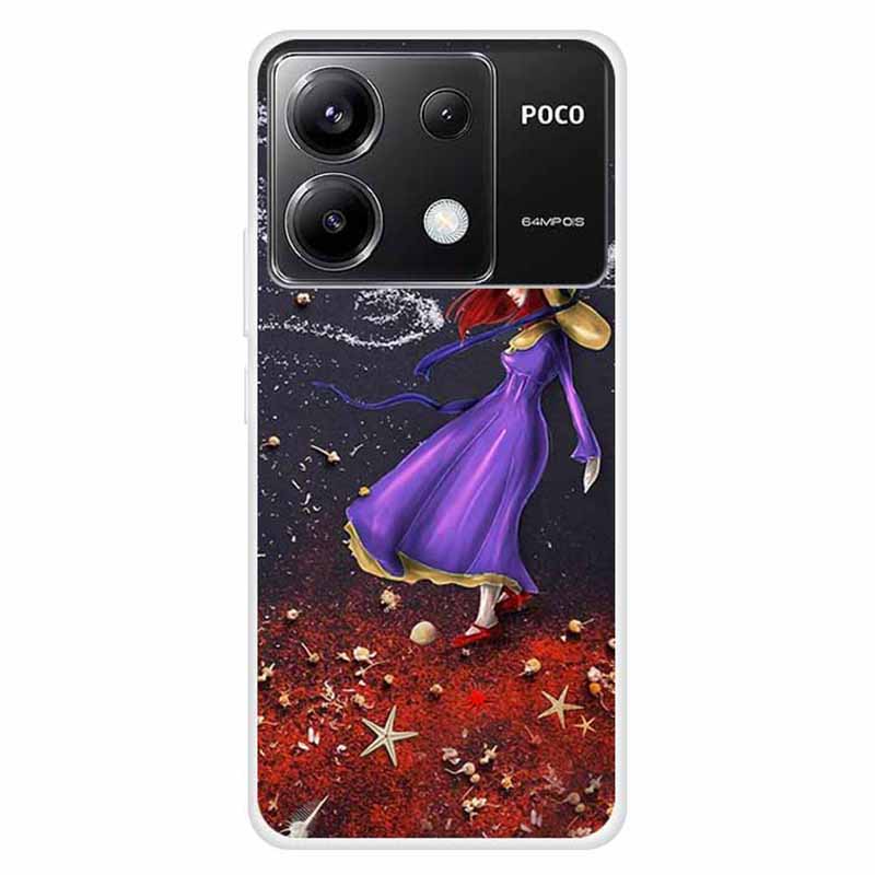 For Xiaomi Redmi Note 13 Pro 5G / Poco X6 5G Slim Case Shockproof TPU Pattern Phone Cover