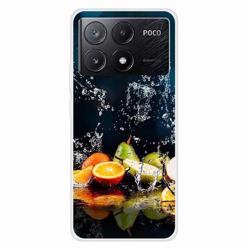 For Xiaomi Poco X6 Pro 5G / Redmi K70E 5G Case TPU Aesthetics Pattern Phone Cover