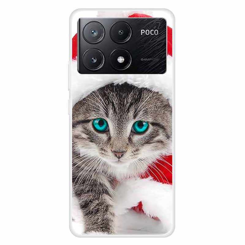 For Xiaomi Poco X6 Pro 5G / Redmi K70E 5G Case TPU Aesthetics Pattern Phone Cover