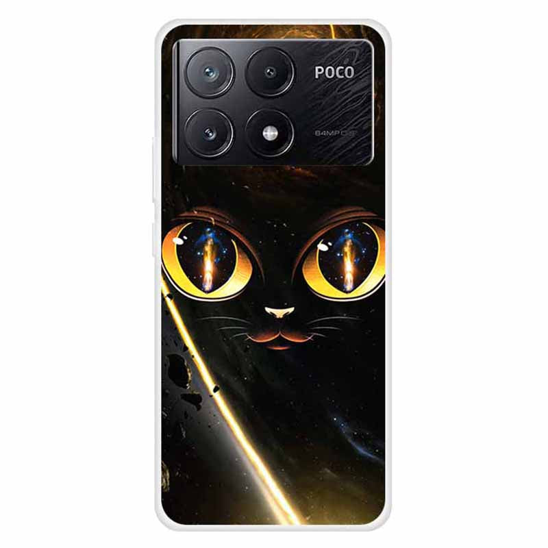 For Xiaomi Poco X6 Pro 5G / Redmi K70E 5G Case TPU Aesthetics Pattern Phone Cover