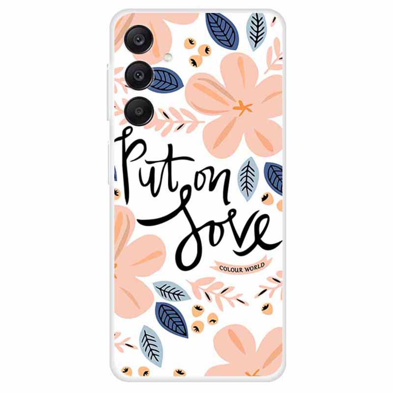 For Samsung Galaxy A25 5G (Global) (161.0 x 76.5 x 8.3mm) Case Pattern TPU Anti-Scratch Phone Cover