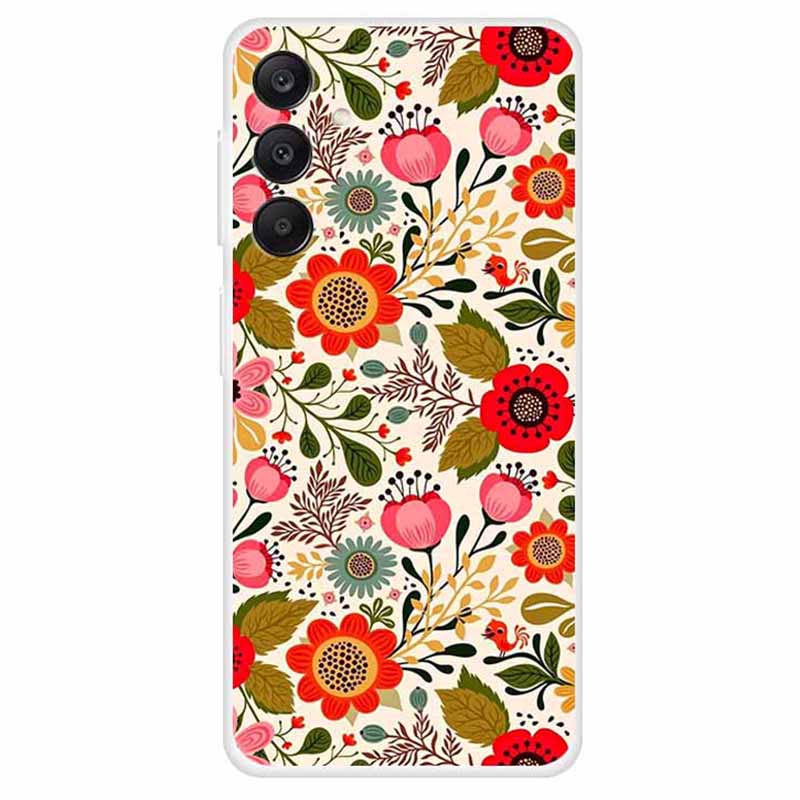 For Samsung Galaxy A25 5G (Global) (161.0 x 76.5 x 8.3mm) Case Pattern TPU Anti-Scratch Phone Cover