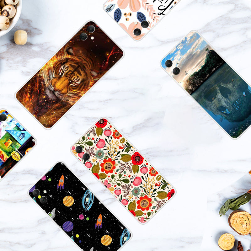 For Samsung Galaxy A05 4G Case Slim Shockproof TPU Phone Cover Cute Pattern