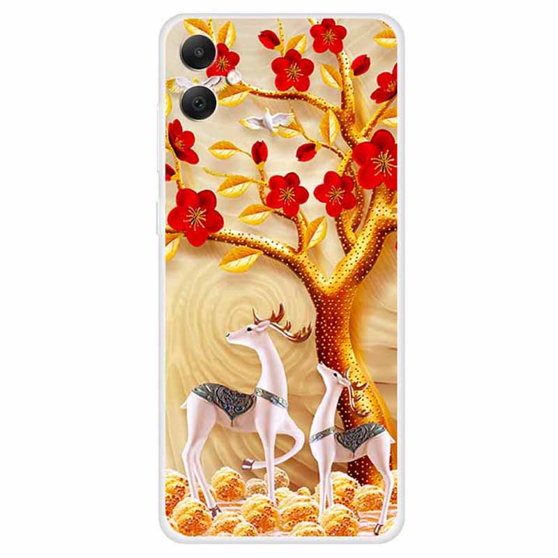 For Samsung Galaxy A05 4G Case Slim Shockproof TPU Phone Cover Cute Pattern