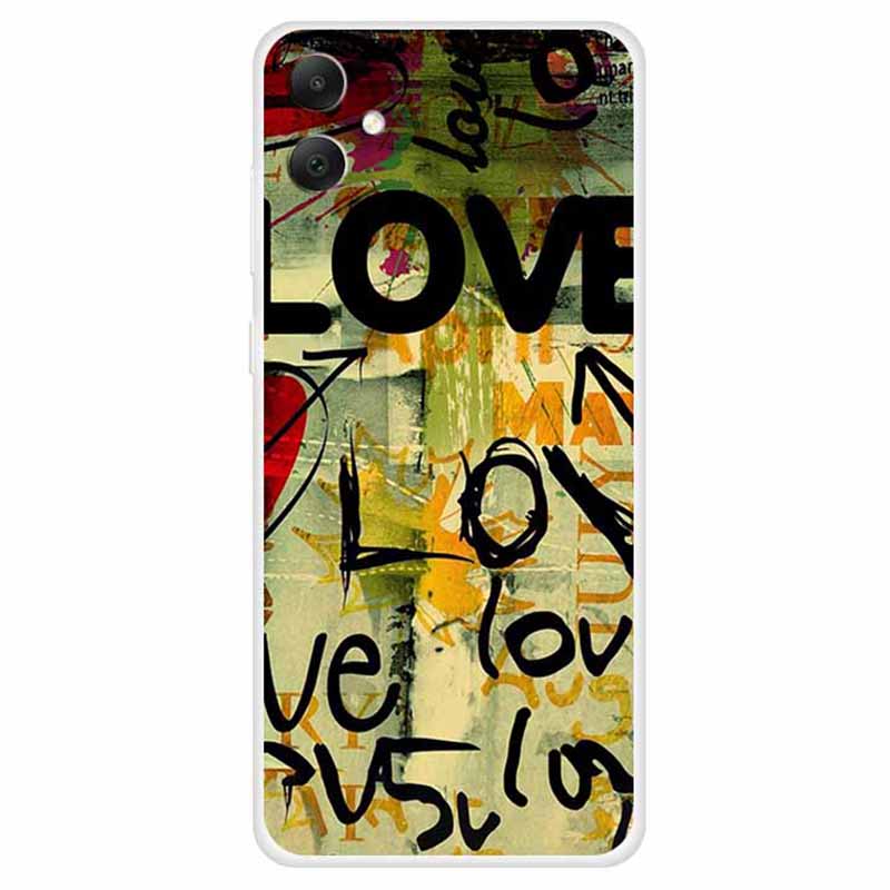 For Samsung Galaxy A05 4G Case Slim Shockproof TPU Phone Cover Cute Pattern