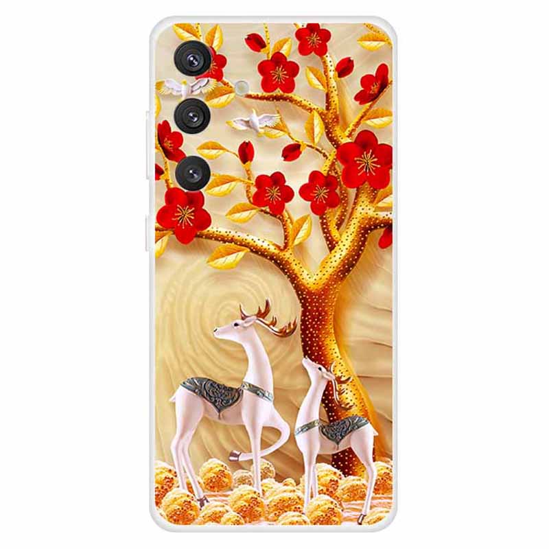 For Samsung Galaxy S24 Aesthetic Phone Case Thin Flexible TPU Cover