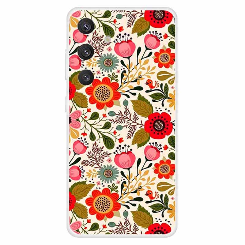 For Samsung Galaxy S24 Aesthetic Phone Case Thin Flexible TPU Cover