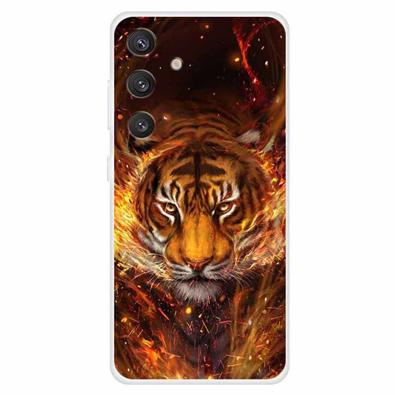 For Samsung Galaxy S24+ Pattern Case Slim Shockproof TPU Phone Cover