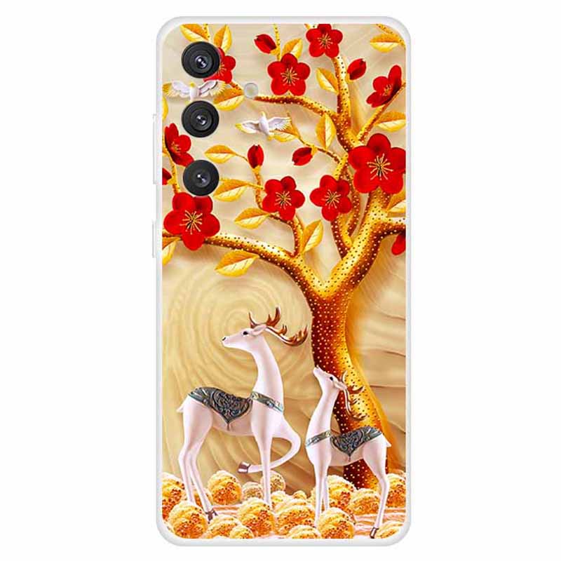 For Samsung Galaxy S24+ Pattern Case Slim Shockproof TPU Phone Cover