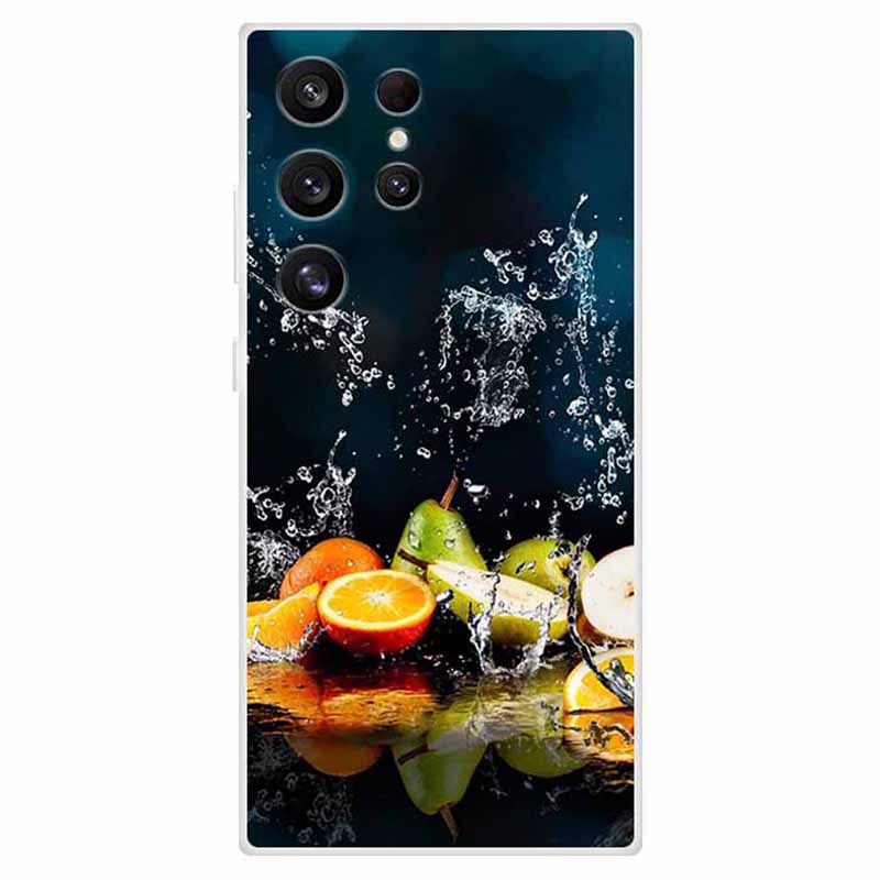 For Samsung Galaxy S24 Ultra Case Slim TPU Aesthetics Pattern Printed Phone Cover