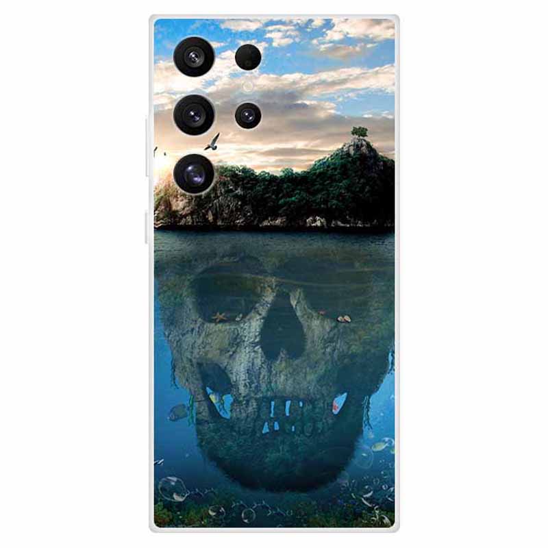 For Samsung Galaxy S24 Ultra Case Slim TPU Aesthetics Pattern Printed Phone Cover